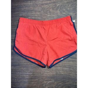 Vintage Jantzen Swim Trunks Shorts Mens 34 Red Blue Running USA Mesh Lined